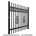 Schwarze Farbe Zink Stahl Schmiedeeisen Zaun